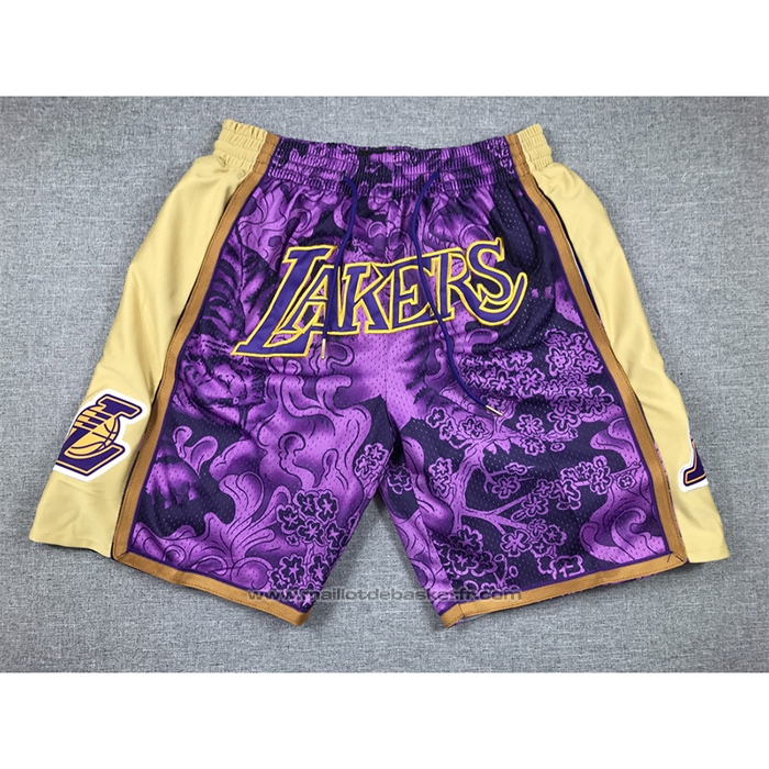 Short Los Angeles Lakers Special Year of The Tiger Volet